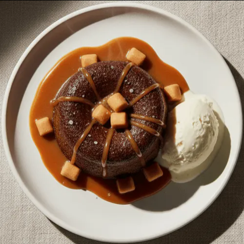 Sticky Toffee Pudding & Custard 