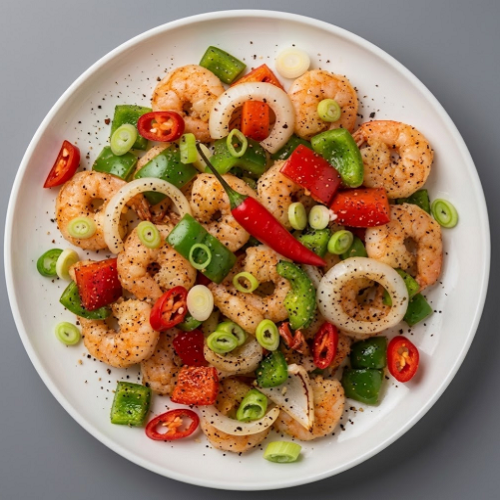 Salt & Pepper Prawns (6) 