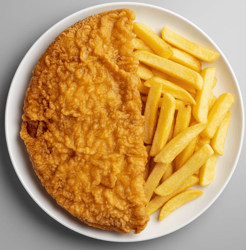 1/2 Pizza In Batter 