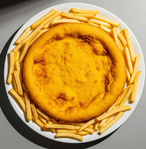 Full Pizza In Batter 