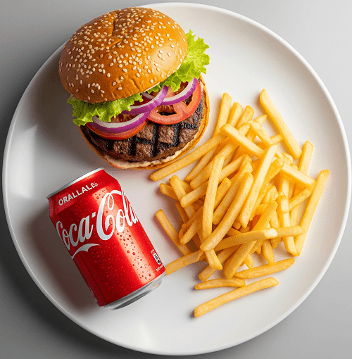 Beef Burger Meal 