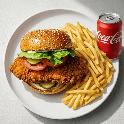 Spicy Zinger Burger Meal 