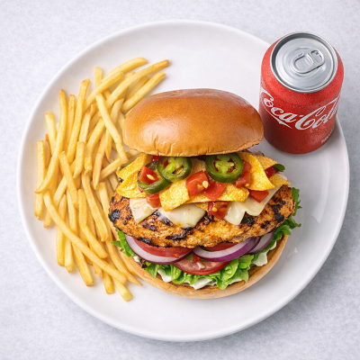 Tex Mex Burger Meal 